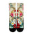 Hawaii Floral Turtle Crew Socks - Beige - AH - Polynesian Pride