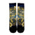 Hawaii Galaxay Yin Yang Turtle Shark Hibiscus Plumeria Crew Socks - AH - Polynesian Pride