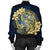 Hawaii Galaxay Yin Yang Turtle Shark Hibiscus Plumeria Bomber Jacket - AH - Polynesian Pride