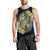 Hawaii Galaxay Yin Yang Turtle Shark Hibiscus Plumeria Tank Top - AH Black - Polynesian Pride