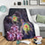 Hawaii Galaxy Turtle Hibiscus Premium Blankets - AH - Polynesian Pride