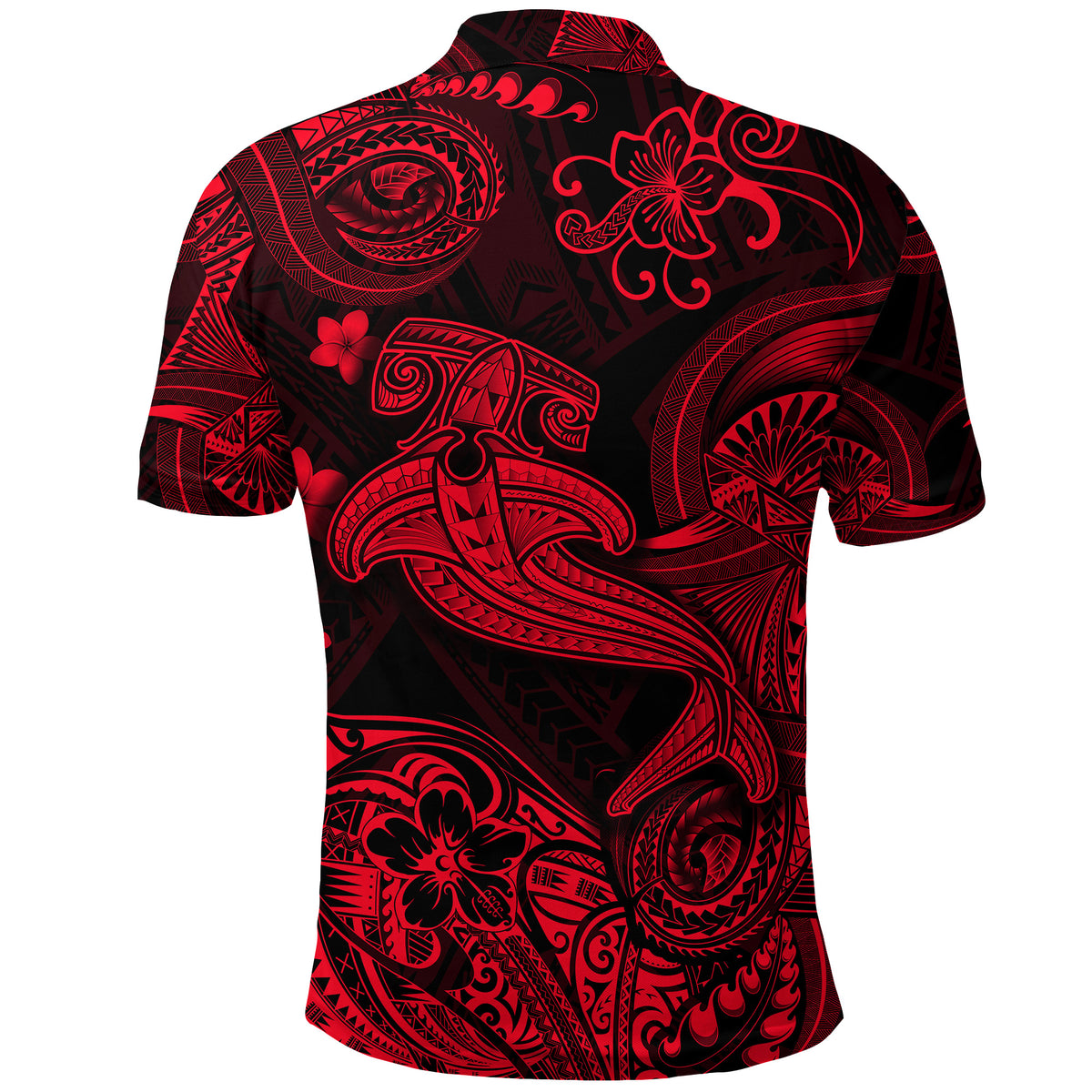 Hawaii Hammer Shark Polynesian Polo Shirt Unique Style Red LT8 - Polynesian Pride