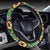 Hawaii Hibiscus And Plumeria Green Hawaii Universal Steering Wheel Cover with Elastic Edge - Polynesian Pride