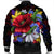 Hawaii Hibiscus Flower Beautiful Bomber Jacket - AH - Polynesian Pride