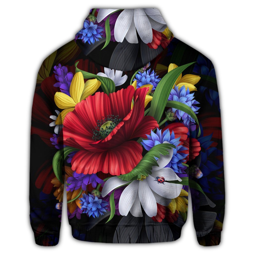Hawaiian Hibiscus Flower Beautiful Hoodie - Polynesian Pride