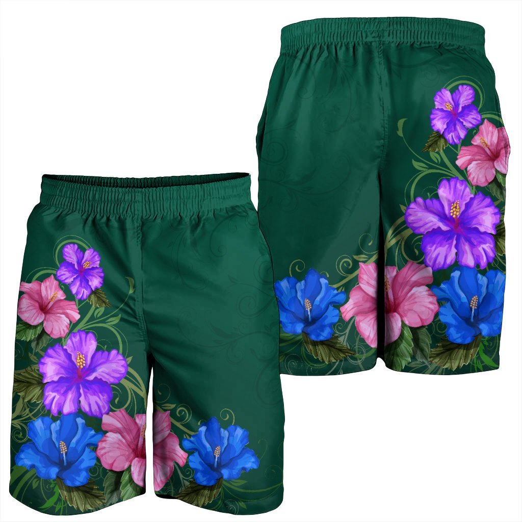 Hawaii Hibiscus Origin Men's Shorts - AH - Polynesian Pride