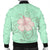 Hawaii Hibiscus Pastel Bomber Jacket - AH - Polynesian Pride