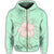 Hawaii Hibiscus Pastel Zip Hoodie - Polynesian Pride