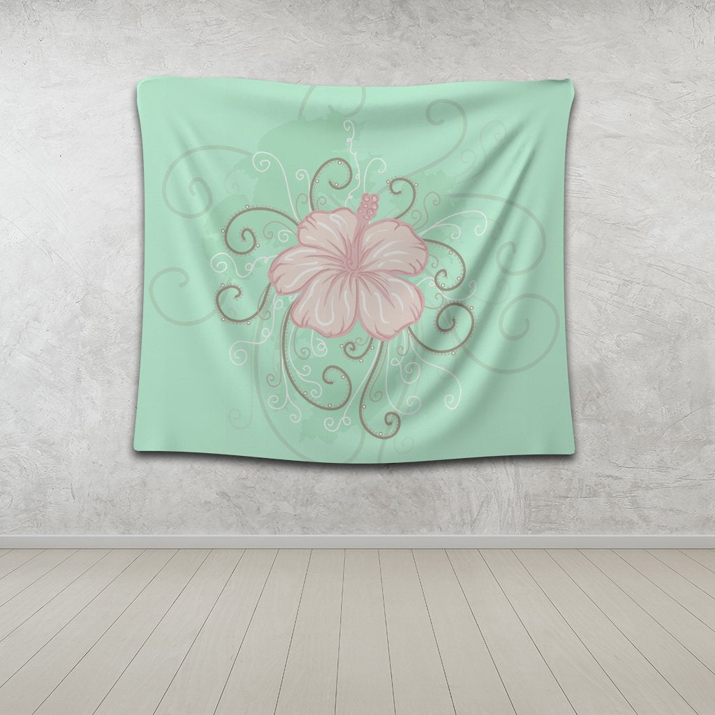 Hawaii Hibiscus Pastel Tapestry - AH - Polynesian Pride