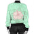 Hawaii Hibiscus Pastel Bomber Jacket - AH - Polynesian Pride