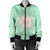 Hawaii Hibiscus Pastel Bomber Jacket - AH - Polynesian Pride