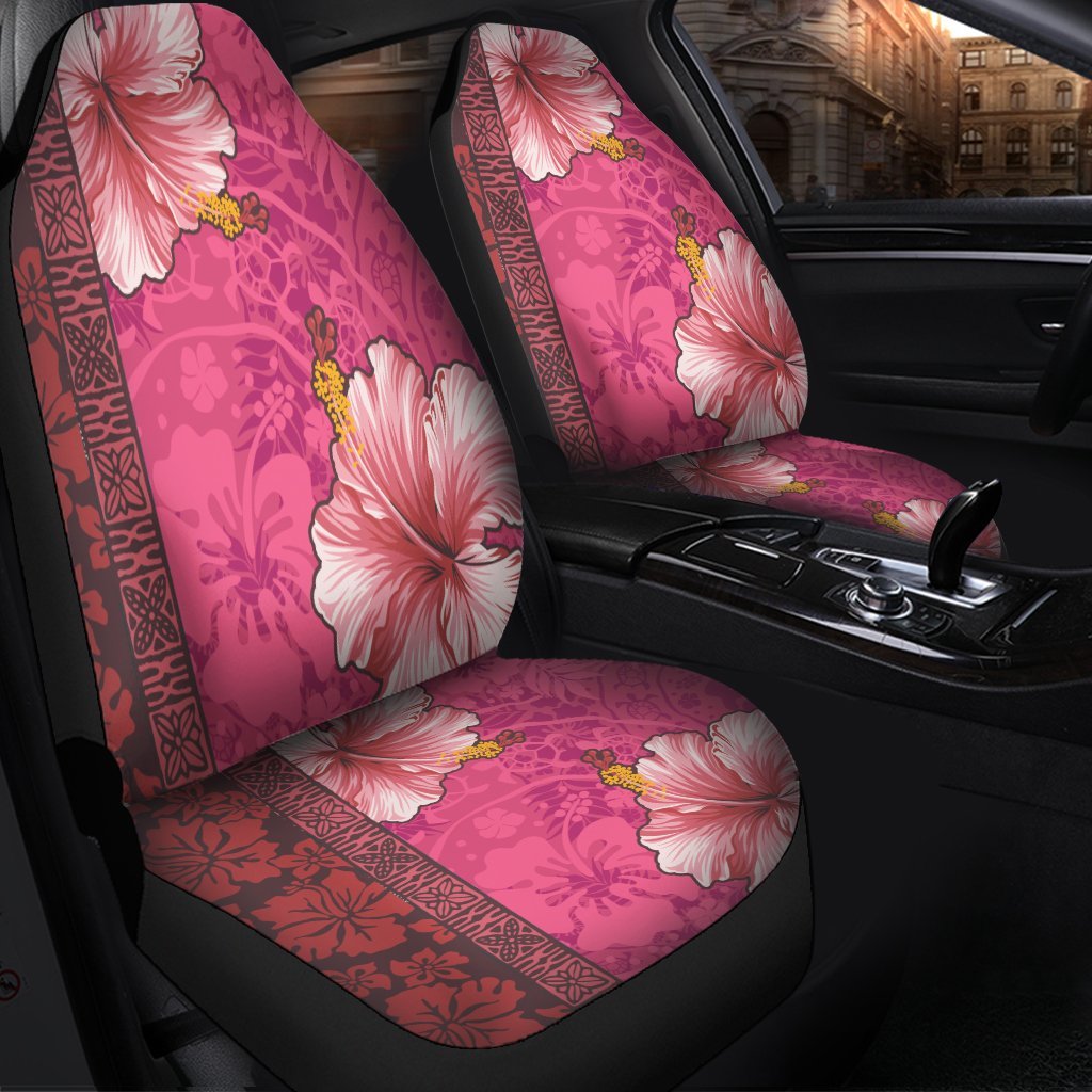 Hawaii Hibiscus Pattern Car Seat Covers - AH - Polynesian Pride