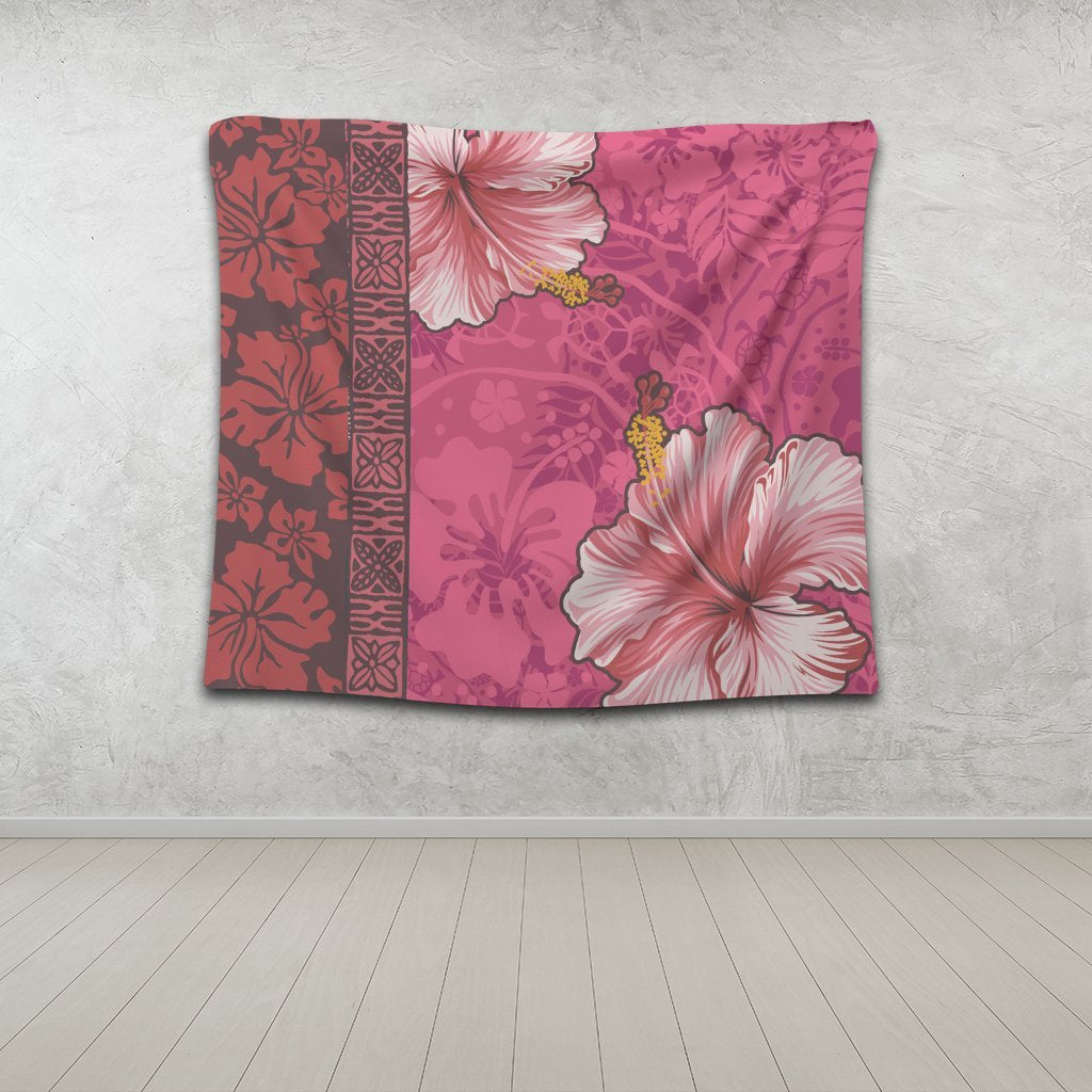 Hawaii Hibiscus Pattern Tapestry - AH - Polynesian Pride