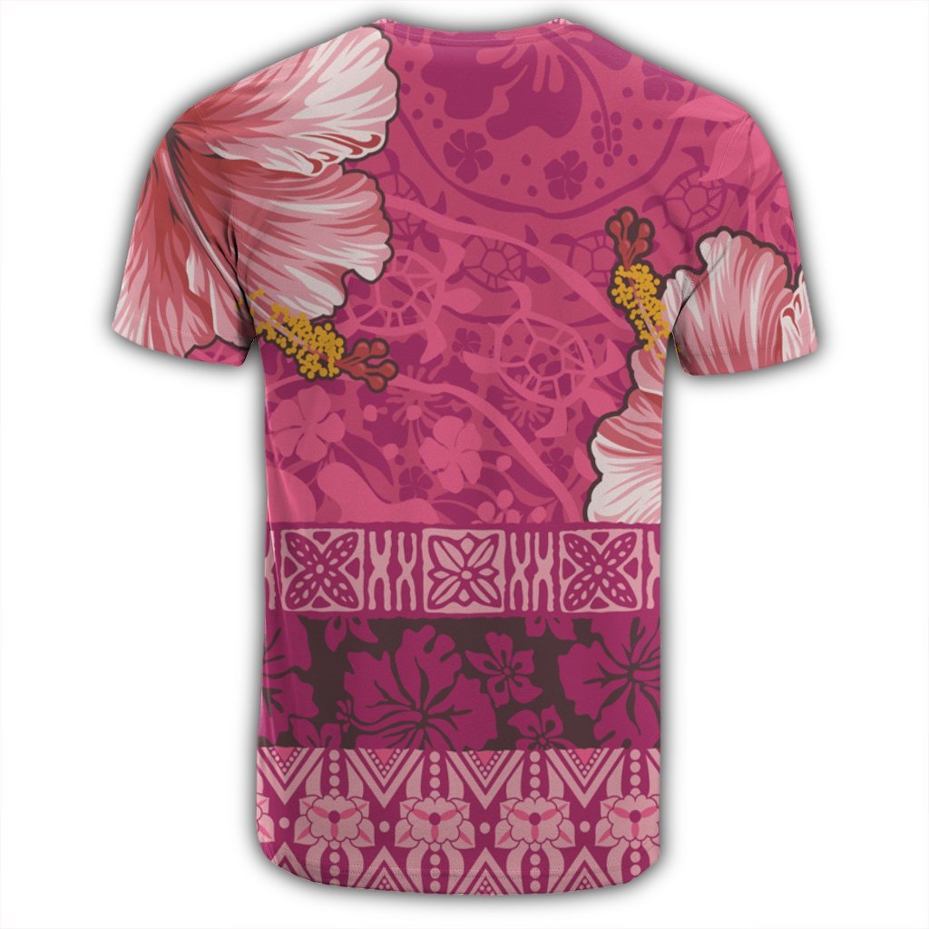 Hawaii Hibiscus Pattern T Shirt Ver 2 - Polynesian Pride