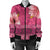 Hawaii Hibiscus Pattern Bomber Jacket - Ver 2 - AH - Polynesian Pride