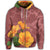 Hawaii Hibiscus Pink Zip Hoodie - Polynesian Pride