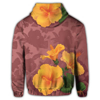 Hawaiian Hibiscus Pink Hoodie - Polynesian Pride
