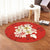 Hawaii Hibiscus Polynesian Round Carpet - AH - Polynesian Pride