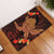 Hawaii Hibiscus Polynesian Red Big Turtle Door Mat AH Door Mat Red - Polynesian Pride