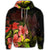 Hawaii Hibiscus Tree Zip Hoodie - Polynesian Pride