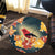 Hawaii Honeycreeper Hibiscus Round Carpet - AH - Polynesian Pride