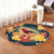 Hawaii Honeycreeper Hibiscus Round Carpet - AH - Polynesian Pride