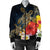 Hawaii Honu Hibiscus Galaxy Bomber Jacket - AH - Polynesian Pride