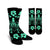 Hawaii Honu Turtle Dolphin With Plumeria Crew Socks - AH Crew Socks White - Polynesian Pride