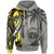 Hawaii Zip up Hoodie Classical Coconut Tree Unisex Gray - Polynesian Pride