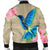 Hawaii Humming Bird Hibiscus Polynesian Bomber Jacket - AH - Polynesian Pride