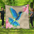 Hawaii Humming Bird Hibiscus Polynesian Premium Quilts - AH Black - Polynesian Pride