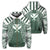 Hawaii Kanaka Football Jersey Polynesian Hoodie Zip Green Victor Style Unisex Green - Polynesian Pride