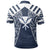 Hawaii Kanaka Football Jersey Polynesian Polo Shirt Blue Victor Style - Polynesian Pride