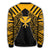 Hawaii Kanaka Football Jersey Polynesian Sweatshirt - Black & Yellow - Victor Style - AH - Polynesian Pride