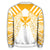 Hawaii Kanaka Football Jersey Polynesian Sweatshirt - White & Yellow - Victor Style - AH - Polynesian Pride