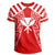 Hawaii Kanaka Football Jersey Polynesian T Shirt Red & White Victor Style - Polynesian Pride