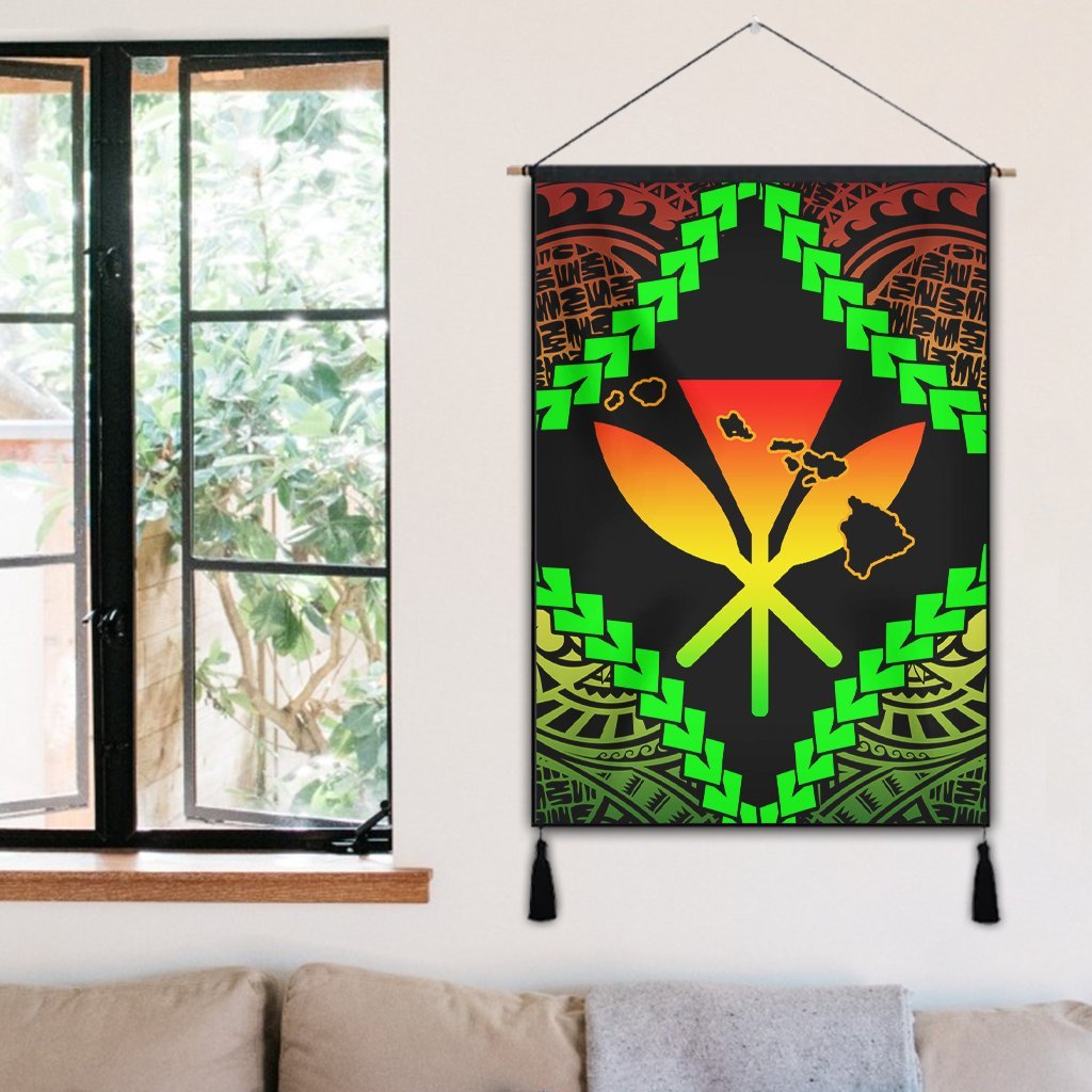 Hawaii Kanaka Kakau Polynesian Hanging Poster - AH - Polynesian Pride