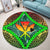 Hawaii Kanaka Kakau Tropical Polynesian Round Carpet - AH - Polynesian Pride