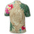 Hawaii Kanaka Maoli Palm Trees Turtle and Sharks Polo Shirt - Polynesian Pride