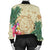 Hawaii Kanaka Maoli Polynesian Flowers Turtle Bomber Jacket - AH - Polynesian Pride