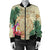 Hawaii Kanaka Maoli Polynesian Flowers Turtle Bomber Jacket - AH - Polynesian Pride