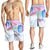 Hawaii Kanaka Map Horizon Turtle Men's Shorts - AH - Polynesian Pride