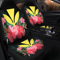 Hawaii Kanaka Tropical Hibiscus Car Seat Covers - AH - Polynesian Pride
