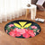 Hawaii Kanaka Tropical Hibiscus Round Carpet - AH - Polynesian Pride