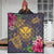 Hawaii Kanaka Turtle Hibiscus Plumerian Polynesia Premium Quilts - Alena Style Purple - AH - Polynesian Pride