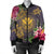 Hawaii Kanaka Turtle Hibiscus Plumerian Polynesia Bomber Jacket - Alena Style Purple - AH - Polynesian Pride