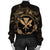 Hawaii Kanaka Turtle Hibiscus Polynesian Bomber Jacket - Anthea Style Gold - AH - Polynesian Pride