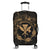 Hawaii Kanaka Turtle Hibiscus Polynesian Luggage Covers - Anthea Style Gold - AH Black - Polynesian Pride