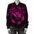 Hawaii Kanaka Turtle Hibiscus Polynesian Bomber Jacket - Anthea Style Pink - AH - Polynesian Pride