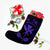 Hawaii Kanaka Turtle Hibiscus Polynesian Christmas Stocking - Anthea Style Purple - AH - Polynesian Pride